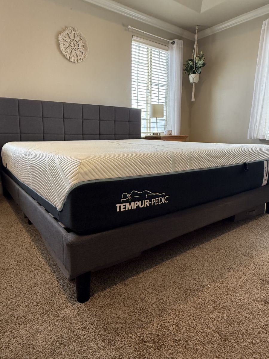 King Bed Frame & Tempurpedic King Mattress