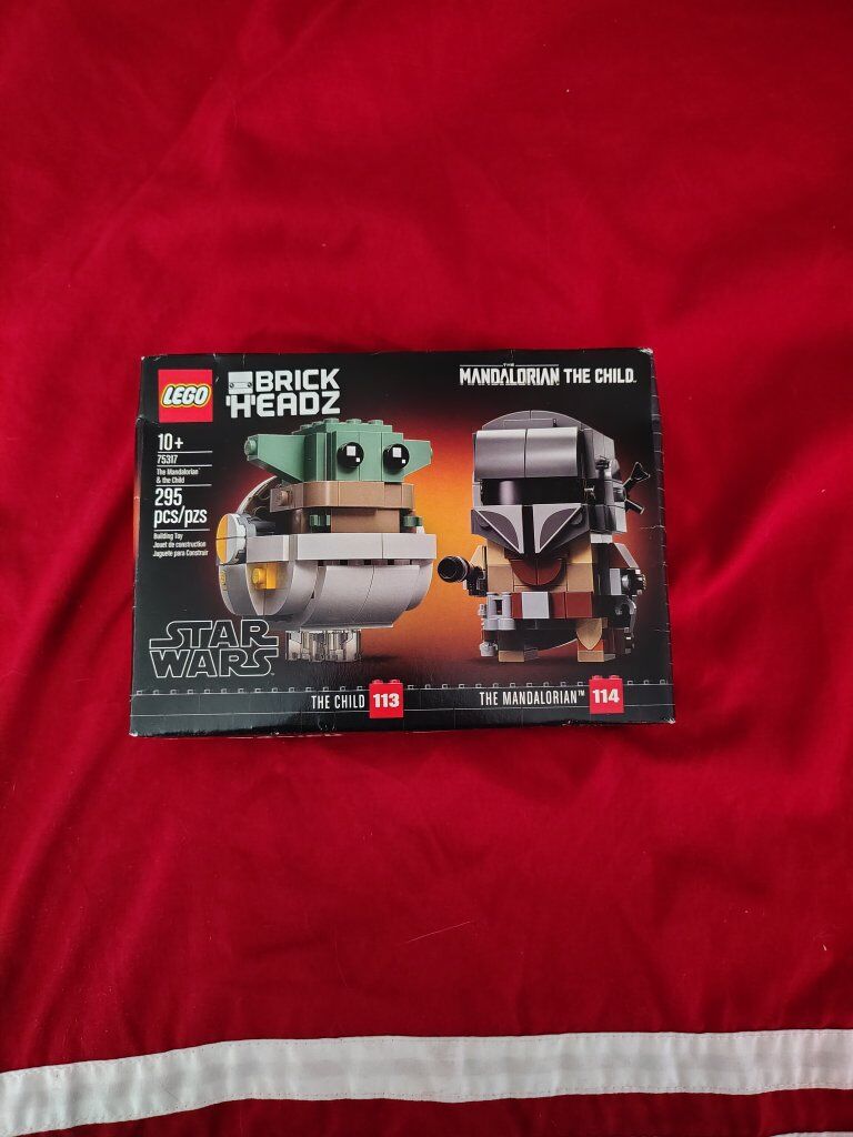 Lego Star Wars BrickHeadz Mando and Grogu 75317