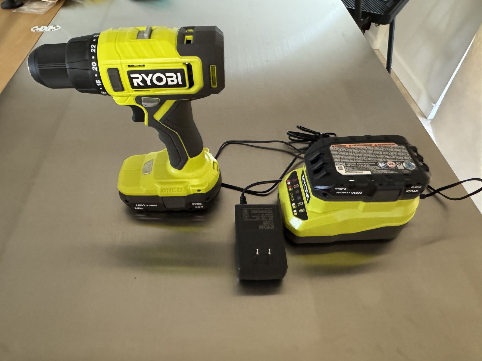 RYOBI 18v Lithium 1.5Ah DRILL