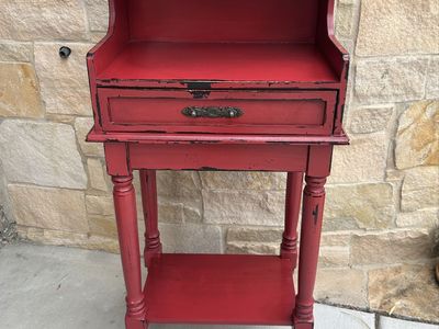 Red Accent table