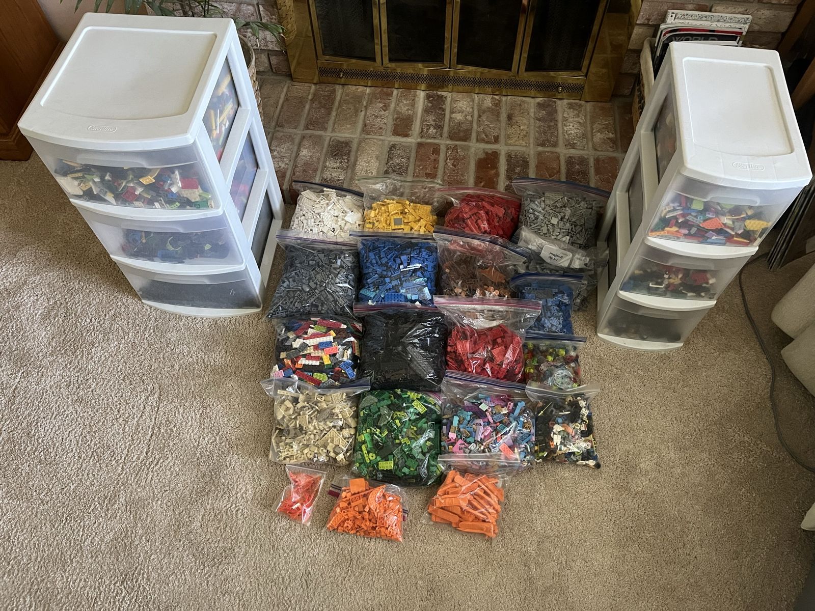 Large Lego Pieces Collection