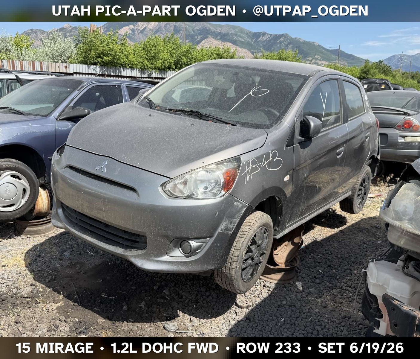 2015 Mitsubishi Mirage Parts - UTPAP Ogden