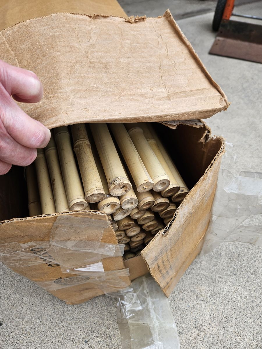 New Bamboo Fencing 6' X 8' long. 3/4" bamboo diameter.Great as fence or privacy panel.