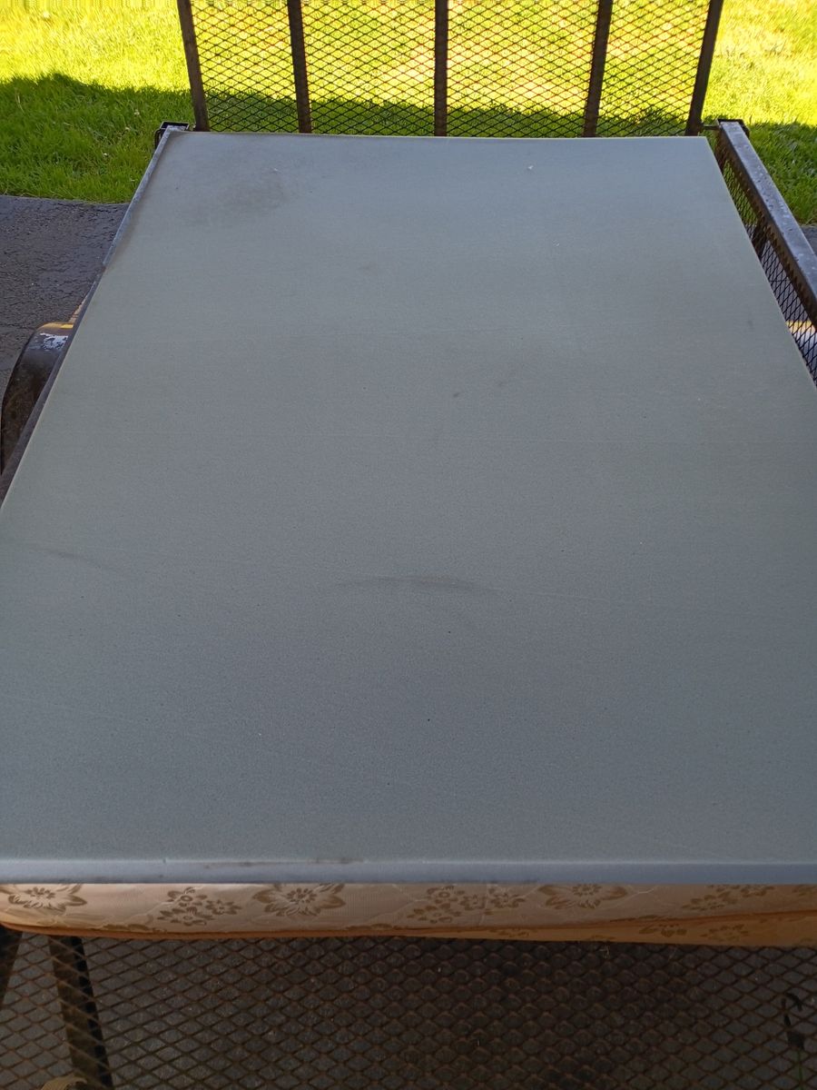 Full size mattress and box springs with frame