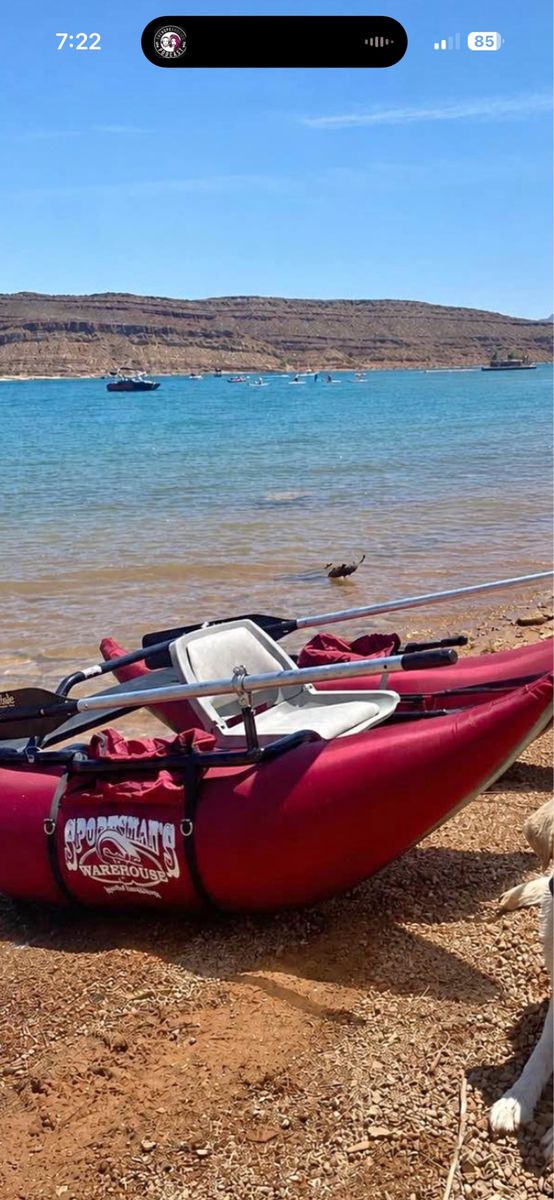 Fly fishing pontoon