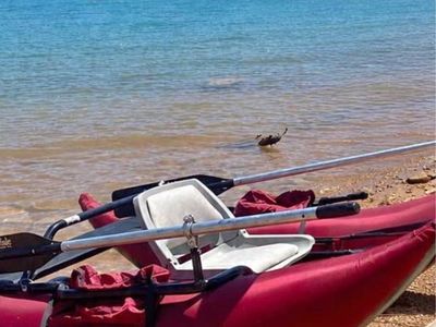 Fly fishing pontoon