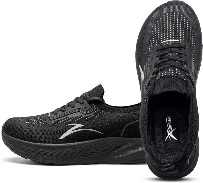 Nonslip Work Shoes Men–All Black Chef Shoes Men Size 7 Wide