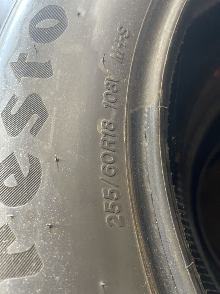 255/60/18 2556018 Firestone Tires Set Of 4