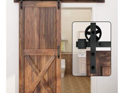 6 Foot Barn Door Hardware NEW