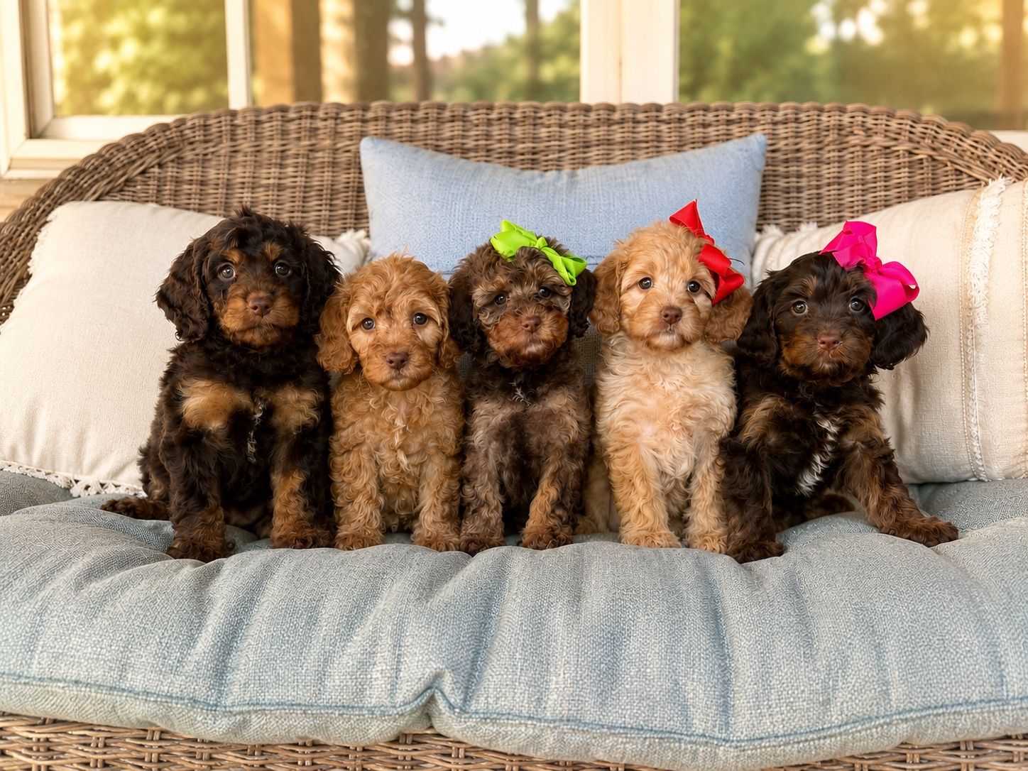 Chocolate/Brown Cavapoo Stud! 12lb and Gorgeous!