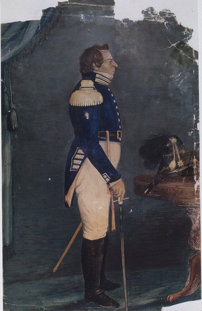 Watercolor portraits of the prophet Joseph Smith and his wife Emma Hale by Sutcliffe Maudsley