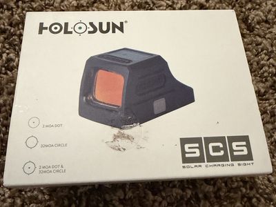 Holosun SCS Carry-GR Solar Charging Sight - Multi Reticle System, RMSC Plate, IP67 Waterproof