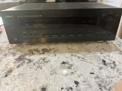 TEAC AG-790 AM/FM Stereo Receiver - Black Audio Component