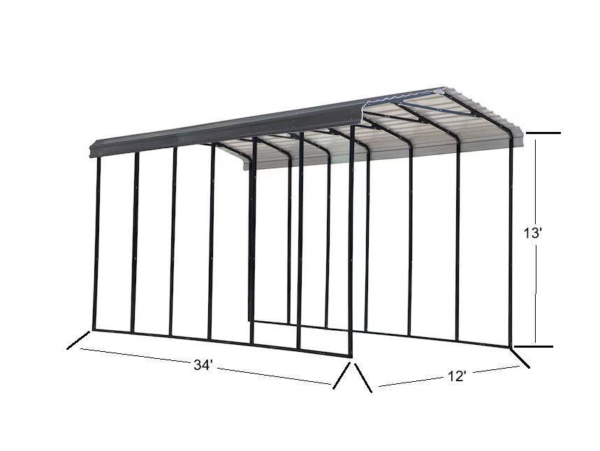 Wanted : RV Carport ~ 12' x 13' x 34'