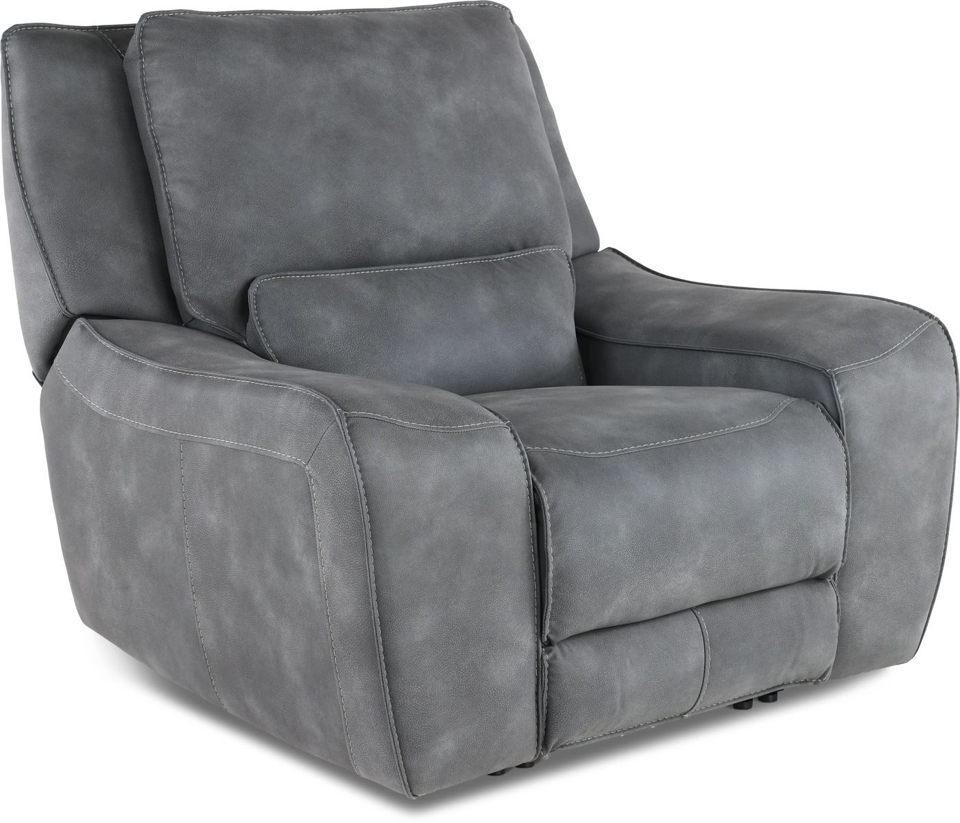 Sauvage Cobalt Power Recliner with Power Headrest