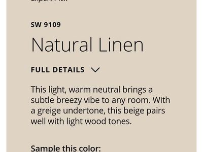 SW Paint Natural Linen, Satin, Super Paint