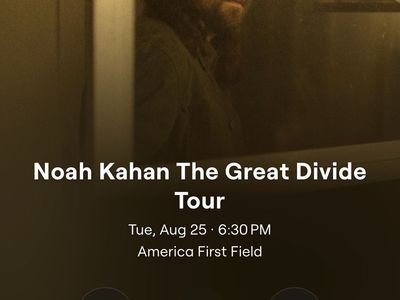 Noah Kahan Tickets 8/25