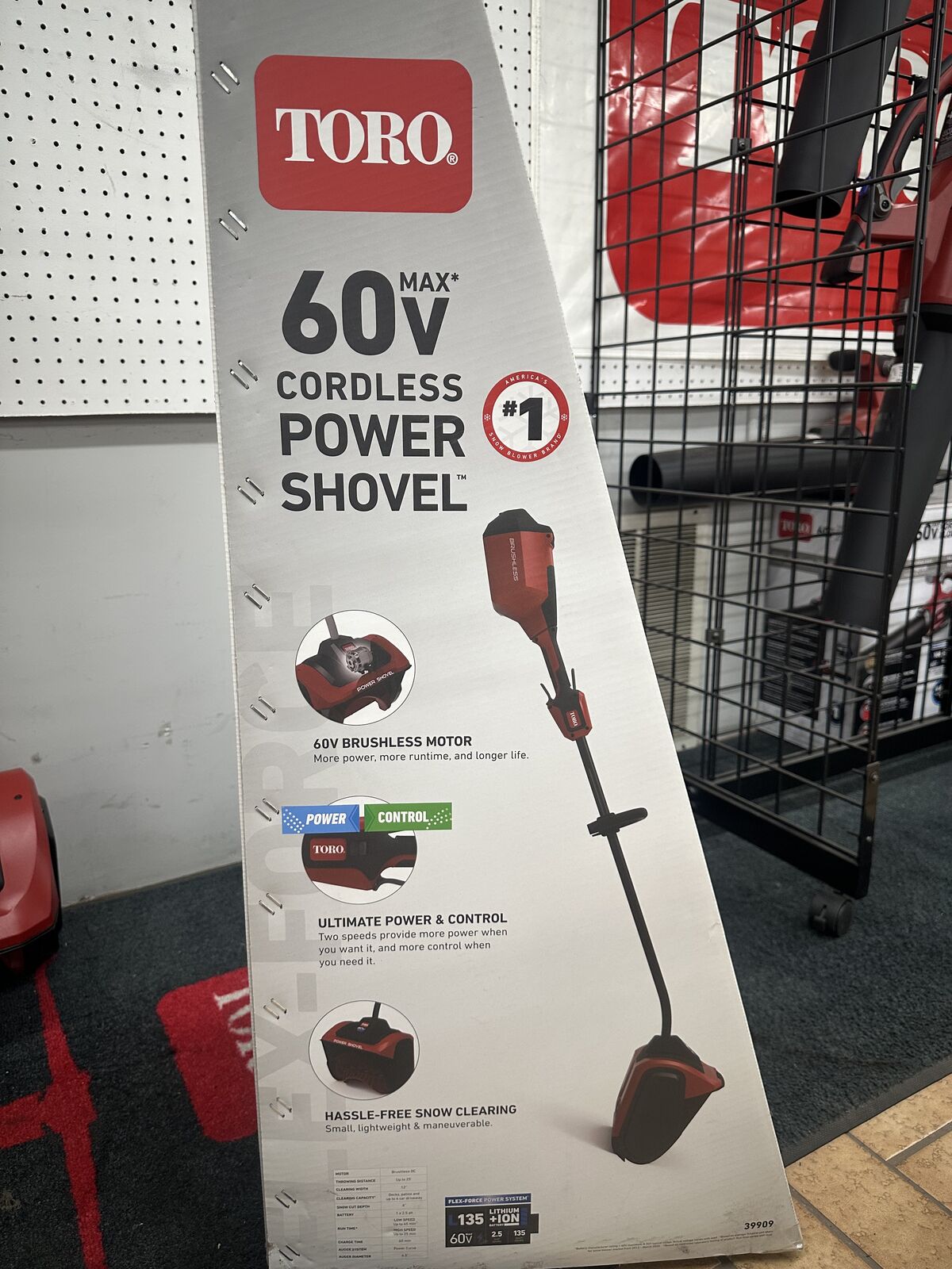 Toro 12” 60V Power Shovel – Tackle Winter with Power!
