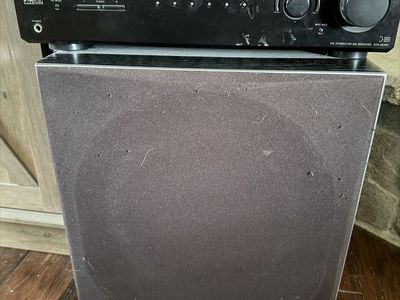 12" Polk Audio Subwoofer with Receiver Bundle