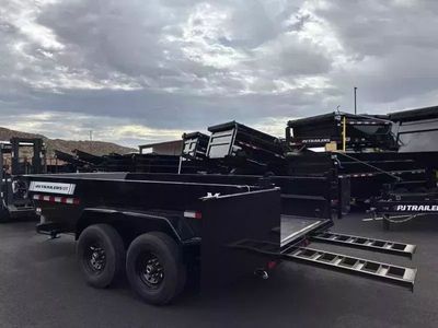 2026 PJ Trailers 7X14 14K Telescopic Low Pro Dump