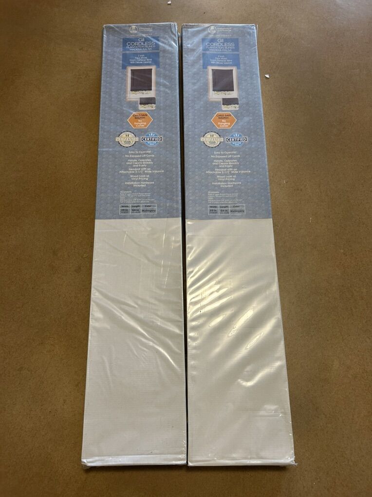 Cordless Room Darkening Faux Wood Blind