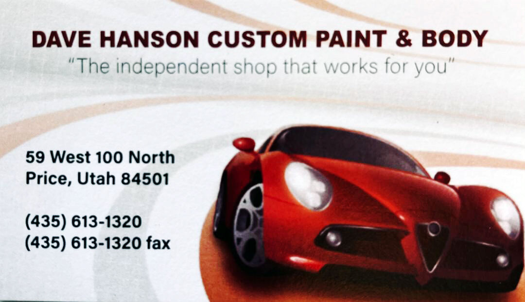 10% off complete paint jobs this month.