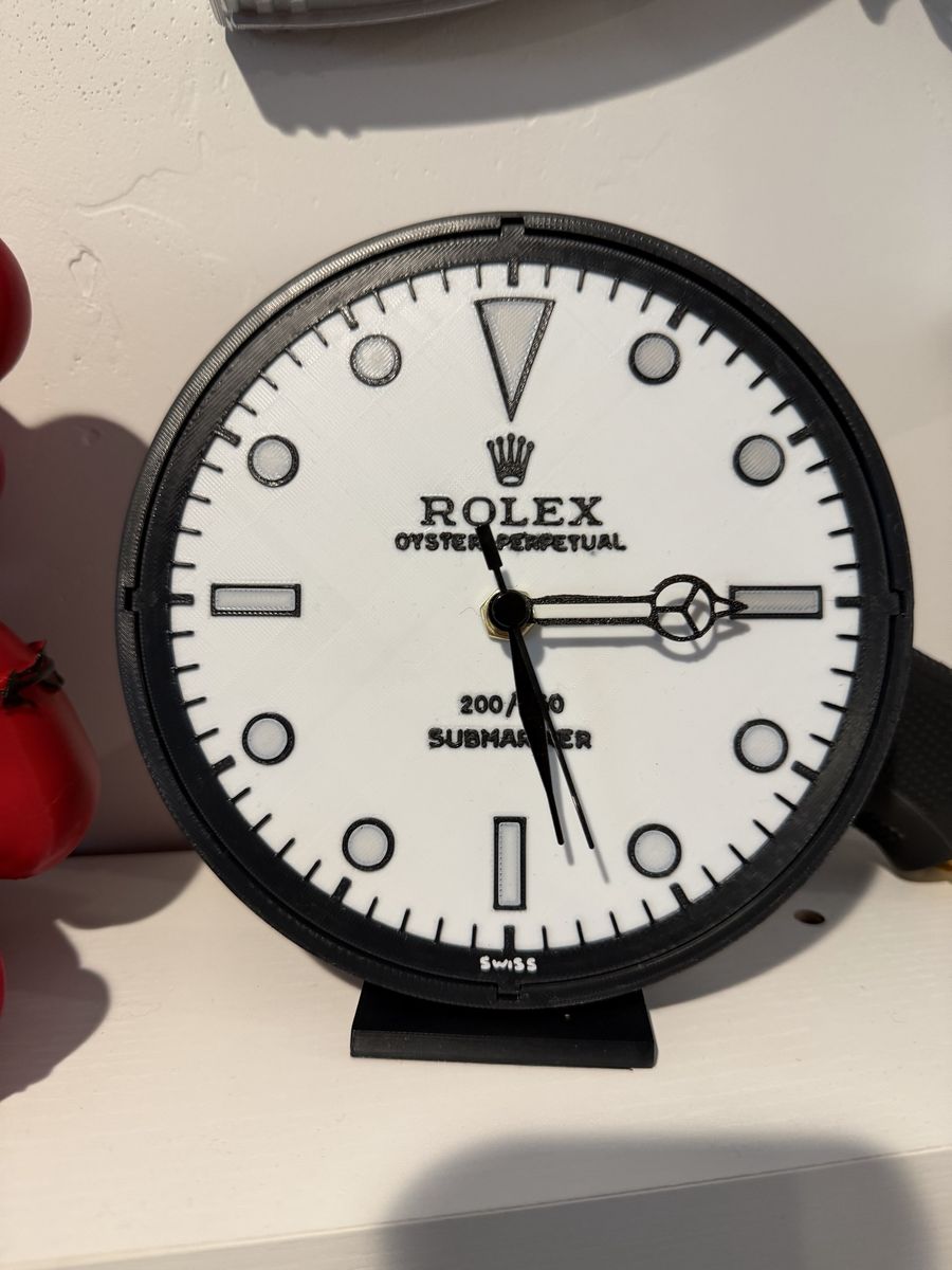 3d printed Rolex clock