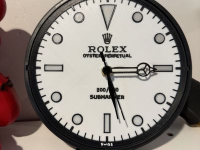 3d printed Rolex clock