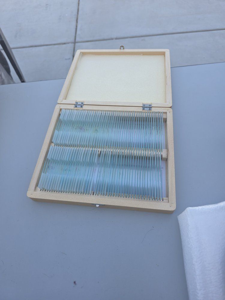 Amscope Microscope with Slide Set