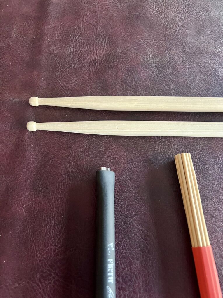 Vic Firth Wire Brushes, Hot Rods & 5A Drum Sticks