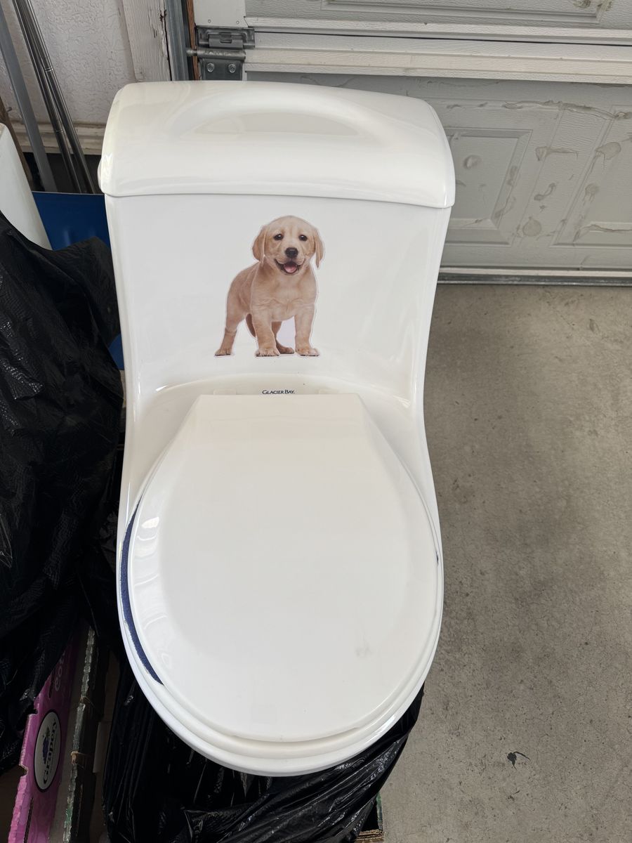 One-piece toilet