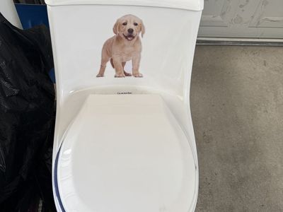 One-piece toilet