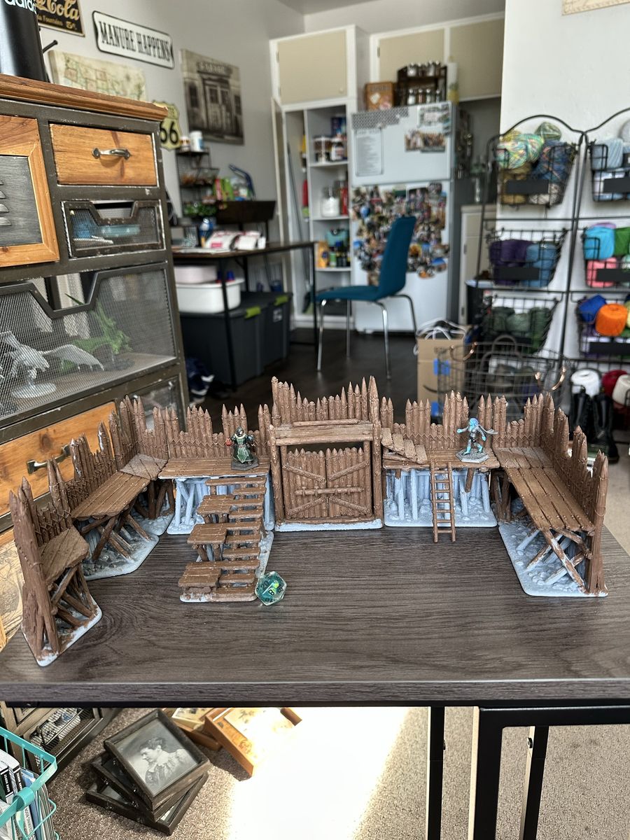 D&D Miniatures Fort and Barricade