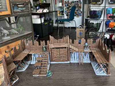 D&D Miniatures Fort and Barricade