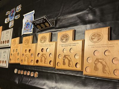 Boy Scouts of America Utah National Parks Council Collector's Set - Patches, Coins, Plaques - $235 for ALL 47 coins!