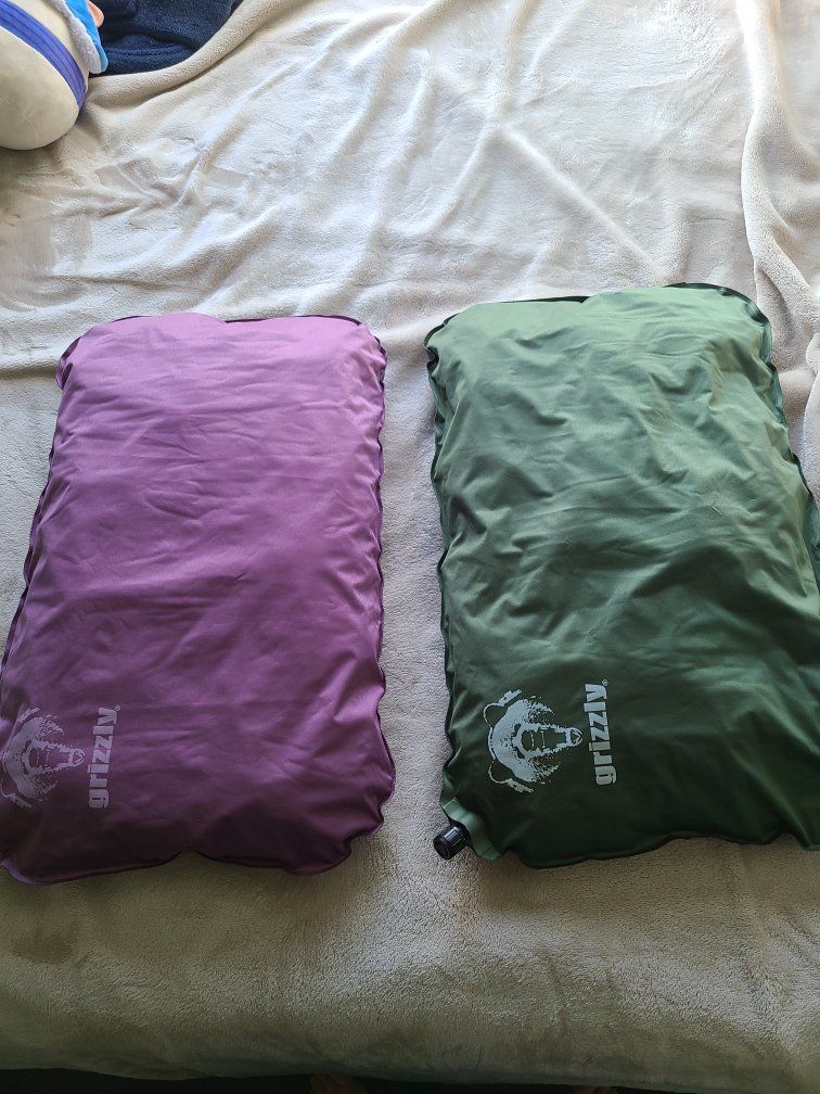 Inflatable Camping Pillows Grizzly- $15 EACH