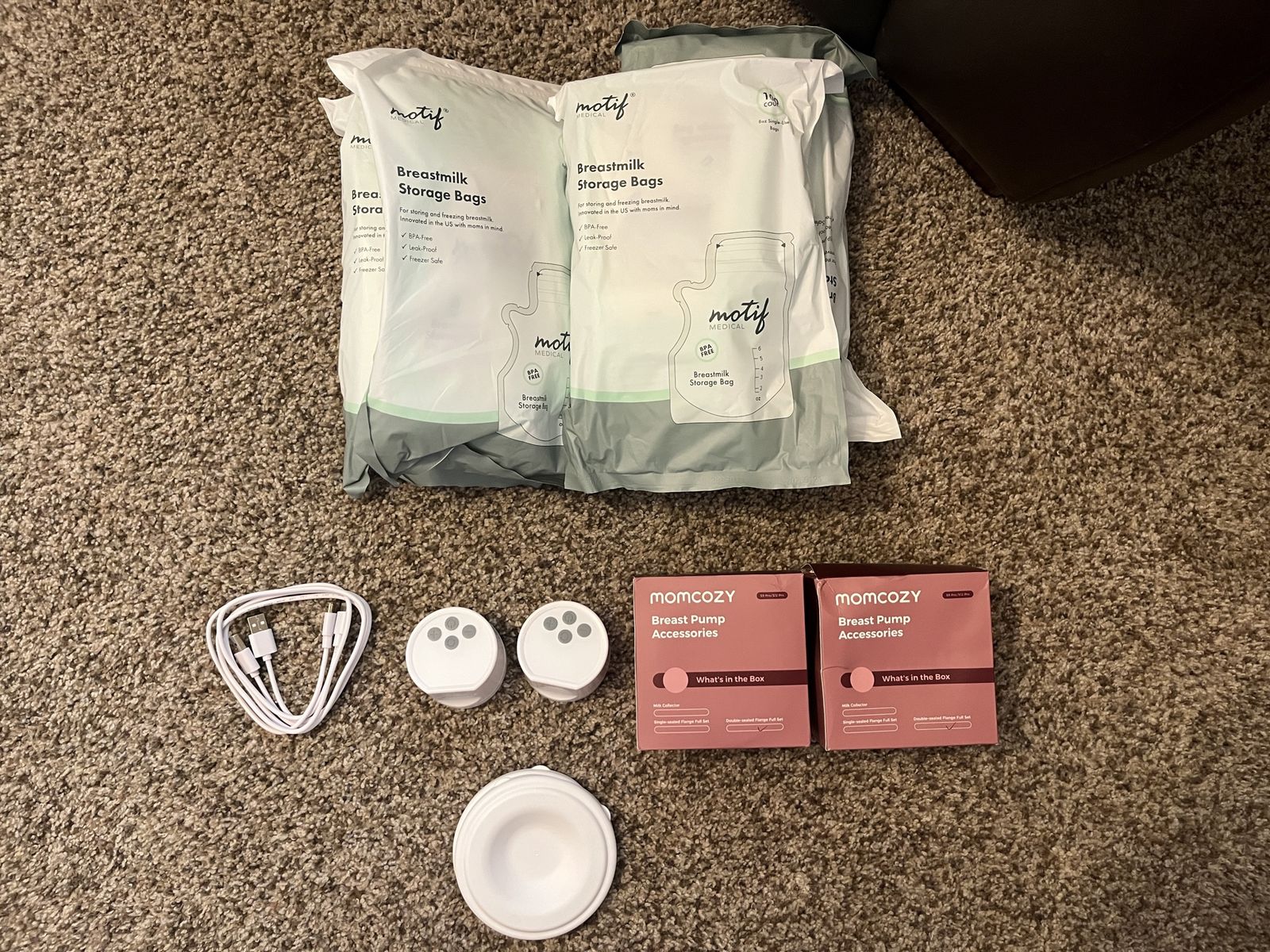 Momcozy Breast Pump S12 Pro Quick: Breast Pump Accessories & USB Cables