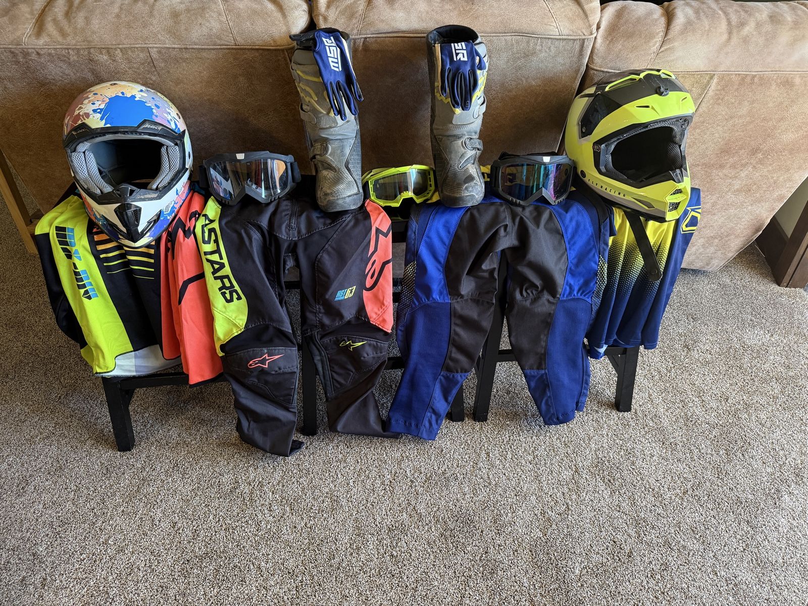 Birtbike/motocross jerseys/helmets and more
