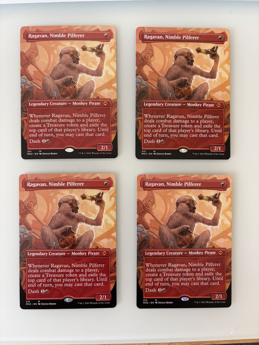 Ragavan, nimble pilferer playset - MTG