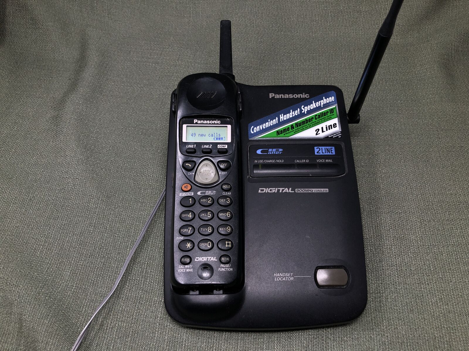 Panasonic KX-TC1723B Cordless Phone with Digital Answering System (3 Available)