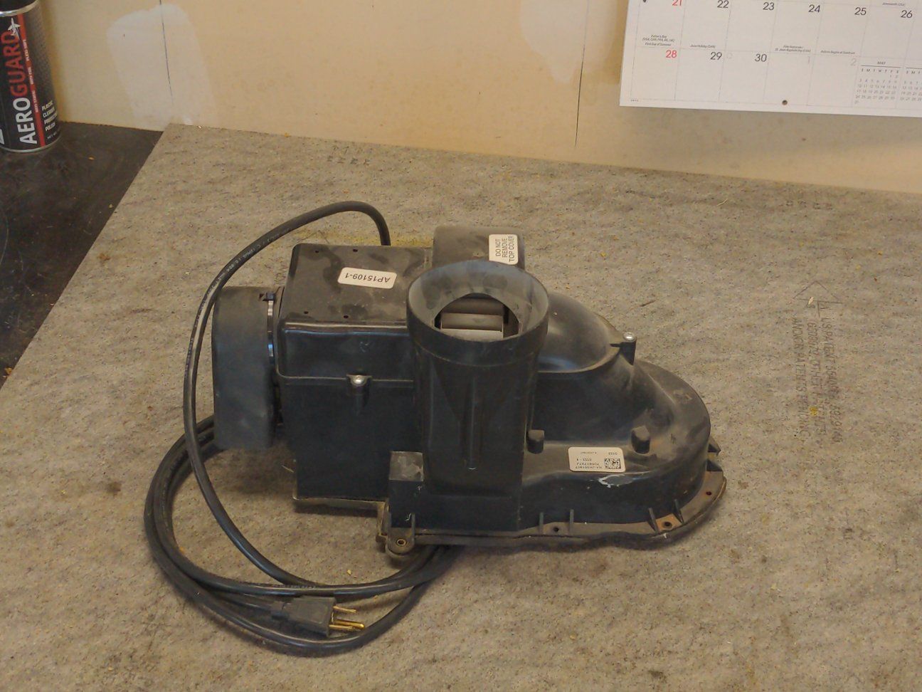 water heater exhaust blower