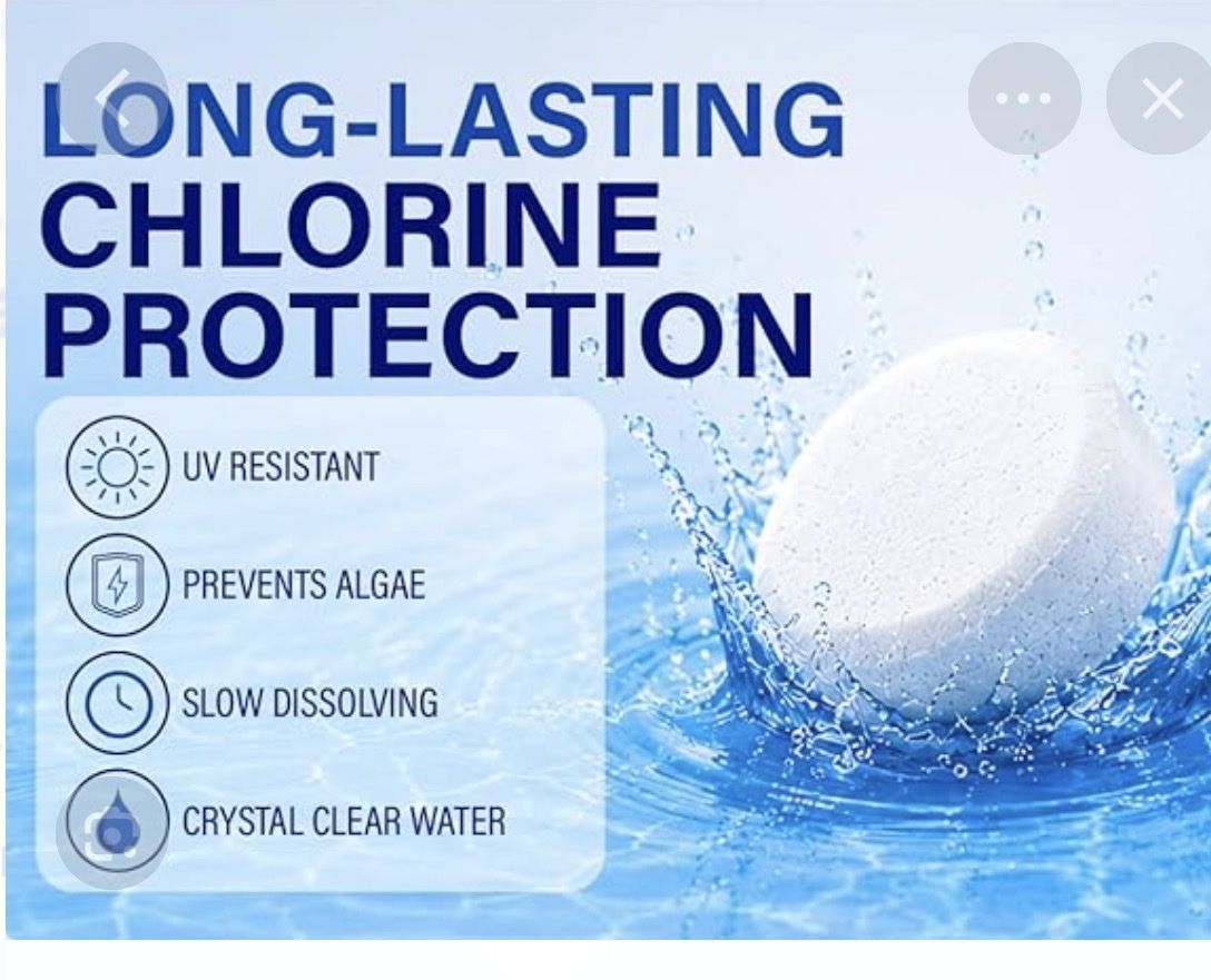 Long lasting 3 inch chlorine table