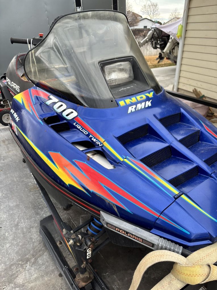 1997 Polaris Rmk 700 With Two Place Trailer
