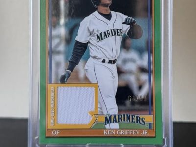 Ken Griffey Jr 64/99 Game used memoribillia