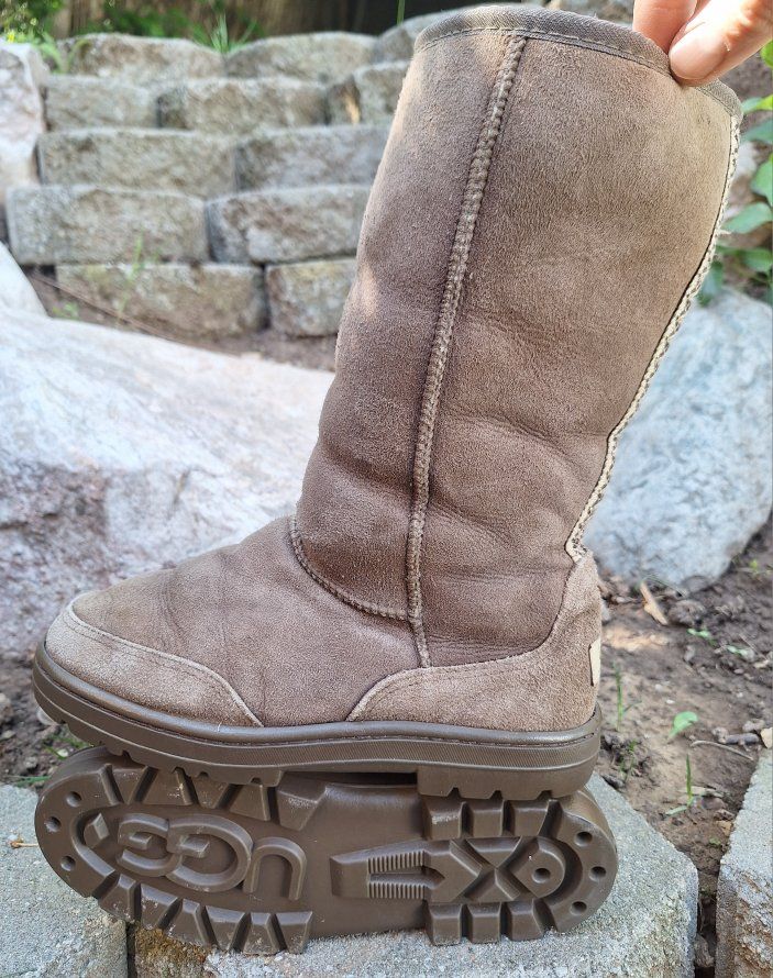 Womens UGG Ultra Tall Tasman Braid Boots Sz-7