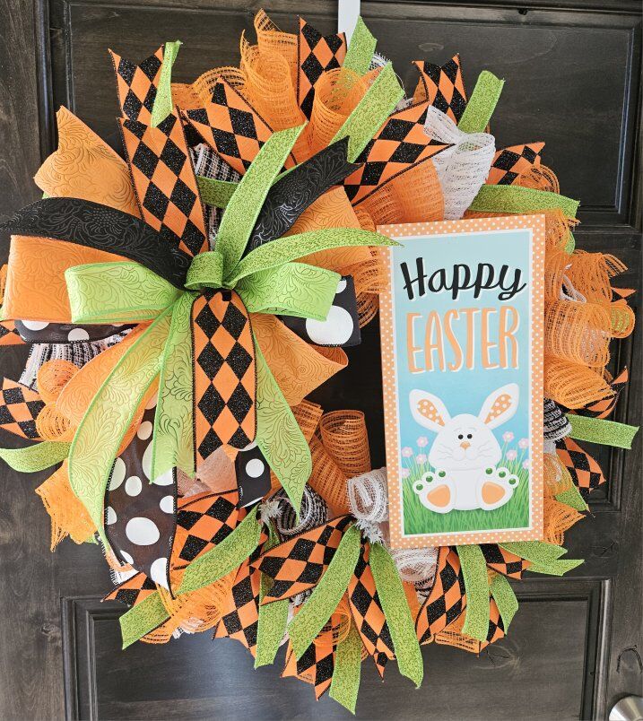 Happy Easter Wreath