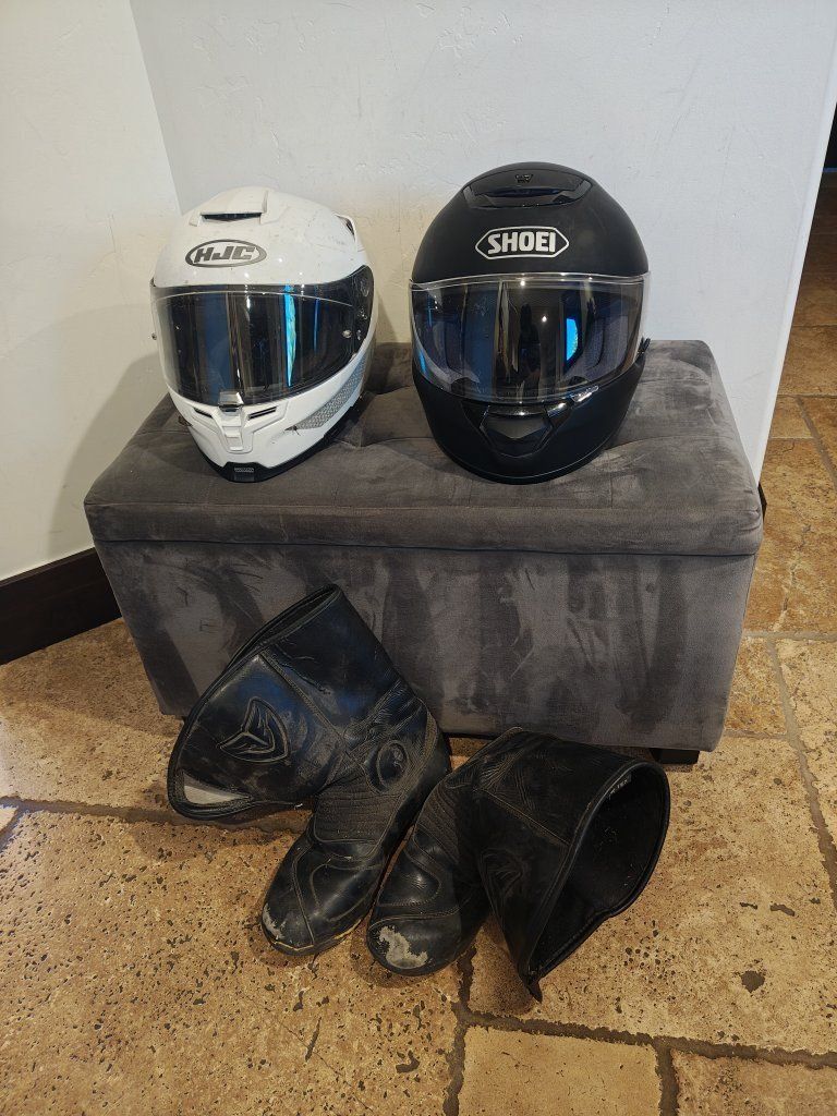 Motorcycle Helmets/Boots