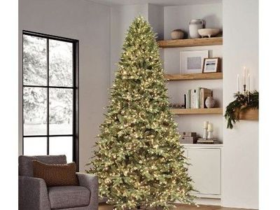 Member's Mark 9' Fraser Fir Downswept Pre-Lit Christmas Tree - NEW IN BOX