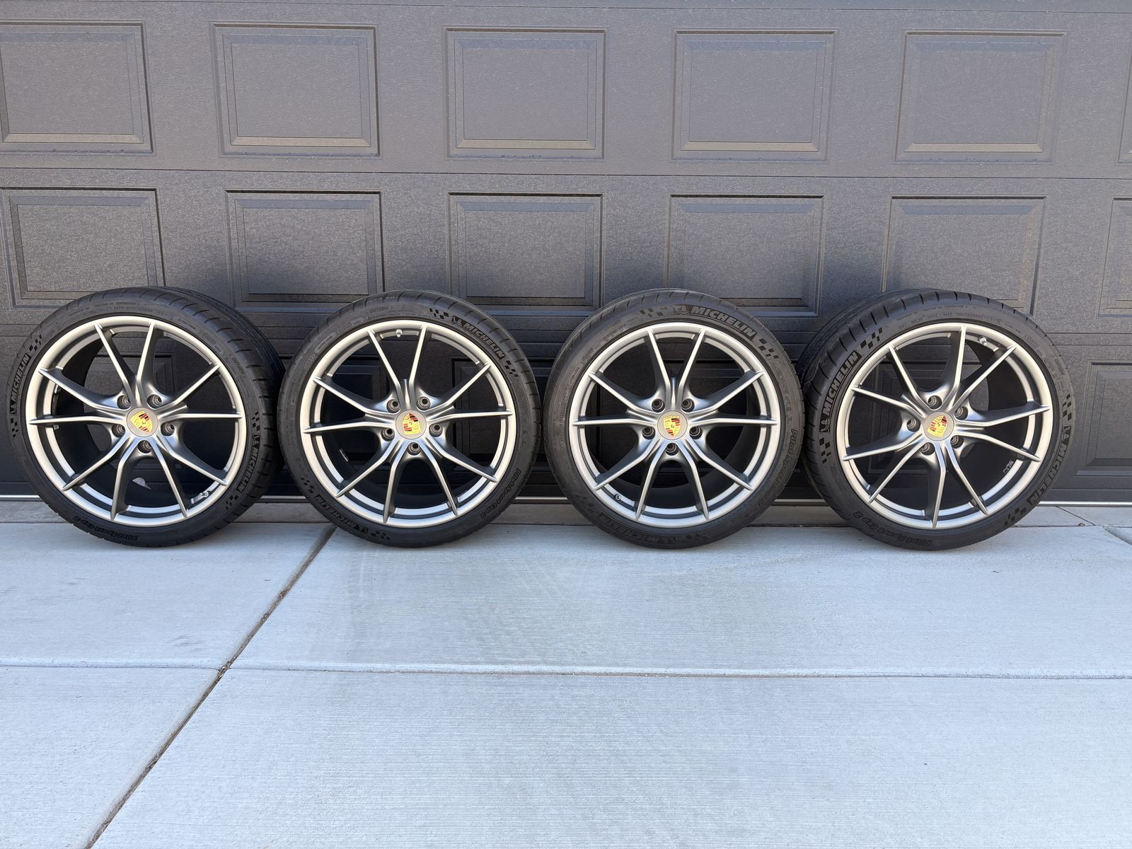 OEM Porsche 991 Carrera S Wheels and Michelin PSC2 Tires 991 Mint