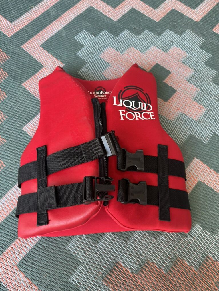 Liquid Force Red Youth Life Jacket Child Vest